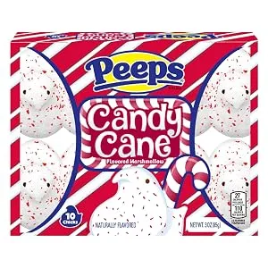 Marshmallow Candy Christmas Packs, Sugar Coated Character Shaped Marshmallows, Pack of 4, 12 Pieces - delights coconut large on a stick sour ebt live strawberry cereal blue chocolate