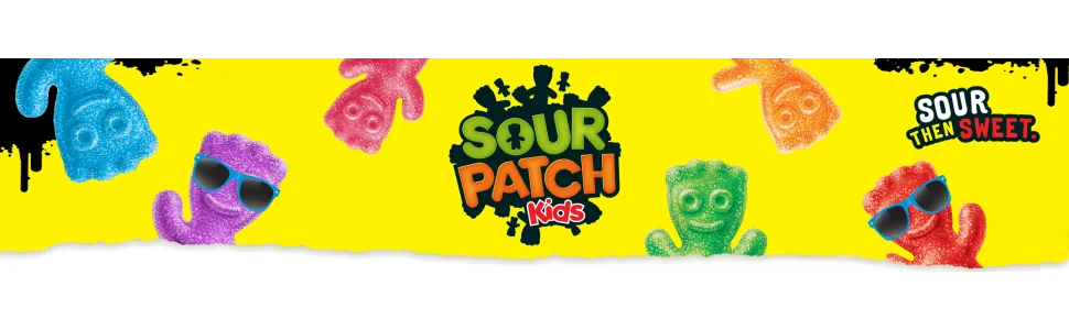 SOUR PATCH KIDS Bites Original and Watermelon Soft & Chewy Candy Variety Pack, 12 Ounce (Pack of 3) - image