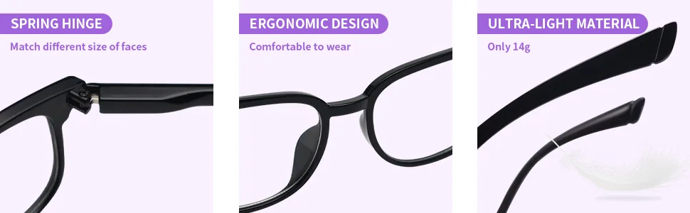NOVIVON 6 Pack Reading Glasses Blue Light Blocking for Women Men, Lightweight Anti Eyestrain/Glare Computer Readers with Spring Hinge (6 Pack Mix, 1.5) 6 Pack Mix 1.5 x - Spring Hinge