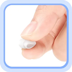 30 Packs Dome Hearing Aid Silicone Hearing Aid Domes Hearing Aid Power Domes Medium Power Domes Small Close Domes Ear Tips Hearing Direct Domes Large Power Dome for Hearing Resound Accessories (White) - product information 3