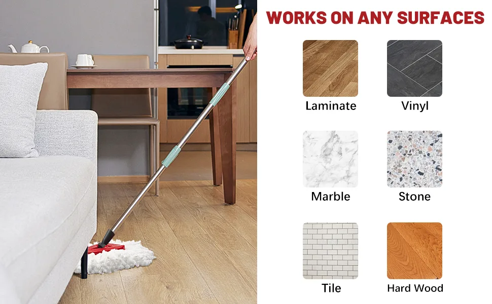 4 Pack Spin Mop Replacement Head - Includes 1 Rotating Mop Base - EasyWring Mop Refills Compatible with O Cedar Mop Replace Head, Microfiber Mmops for Floor Cleaning for Triangle Spin Mop 4 Pack White - spin mop