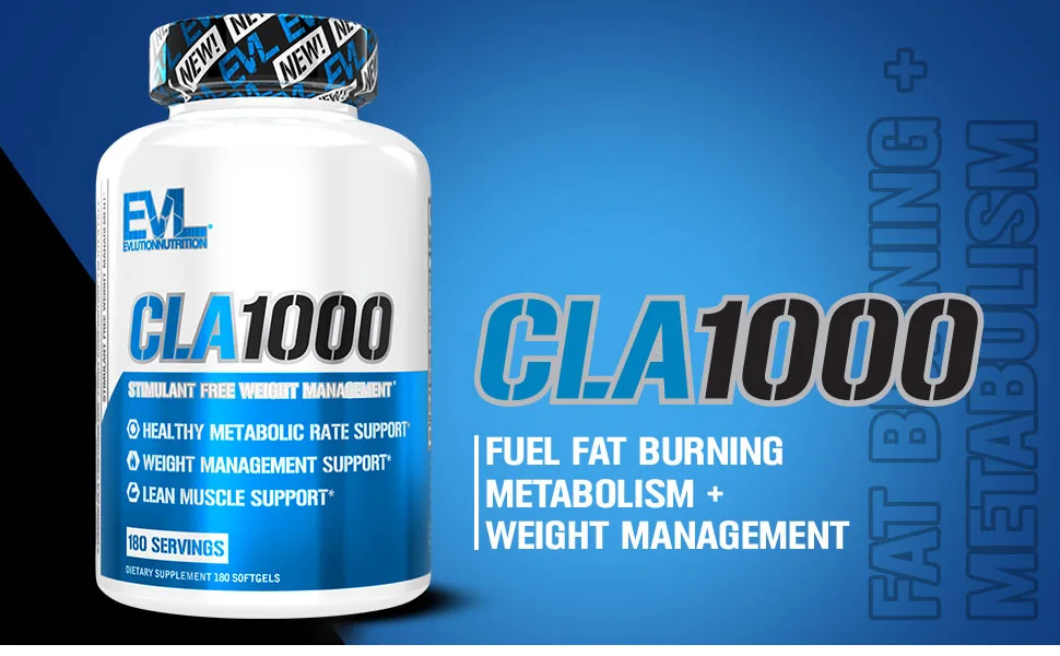 EVLution Nutrition CLA 1000 - 180 Servings - cla 1000