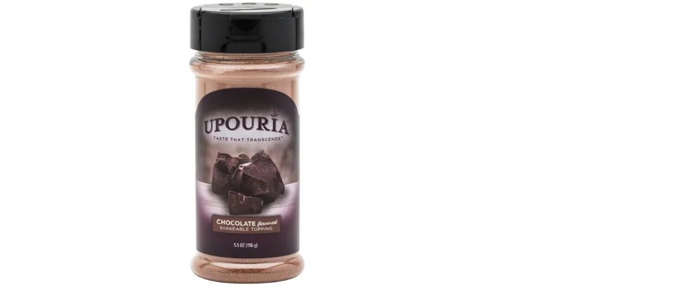 Upouria Chocolate Shakeable Topping, 5.5 Ounce Jar - product large