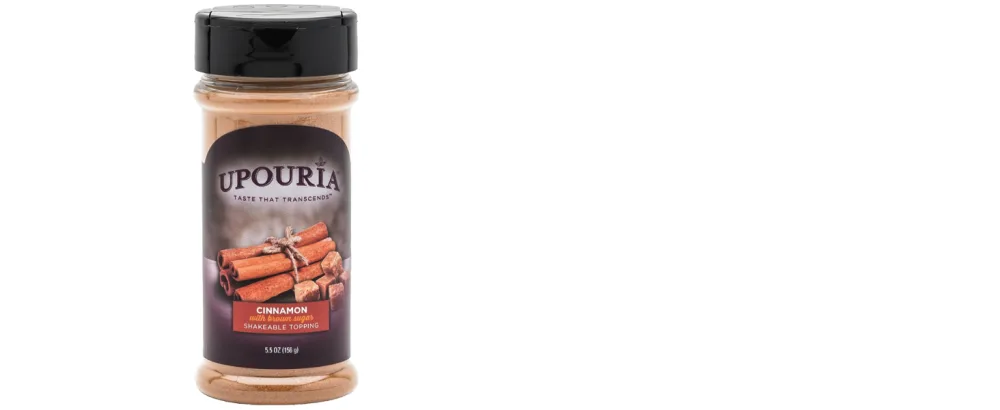 Upouria Cinnamon with Brown Sugar Shakeable Topping, 5.5 Ounce Jar - product large