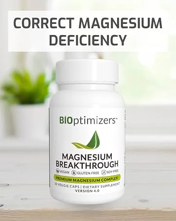 BiOptimizers MassZymes 3.0 with AstraZyme Digestive Enzyme Supplement - 30 Capsules - correct magnesium deficiency