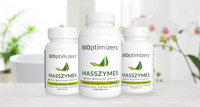BiOptimizers MassZymes 3.0 with AstraZyme Digestive Enzyme Supplement - 30 Capsules - Masszymes available in 30, 120, and 250 counts