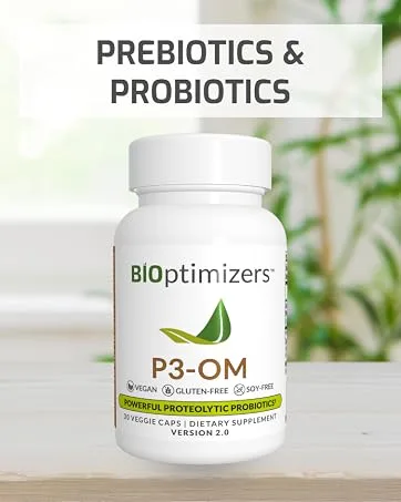 BiOptimizers MassZymes 3.0 with AstraZyme Digestive Enzyme Supplement - 30 Capsules - prebiotics and probiotics