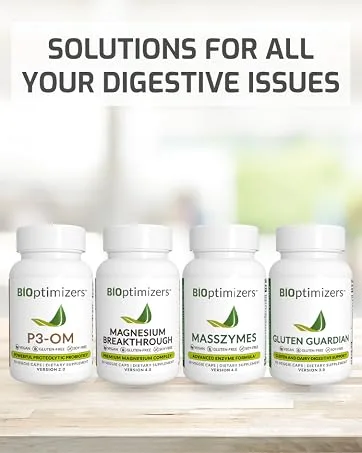BiOptimizers MassZymes 3.0 with AstraZyme Digestive Enzyme Supplement - 30 Capsules - solutions for all your digestive issues