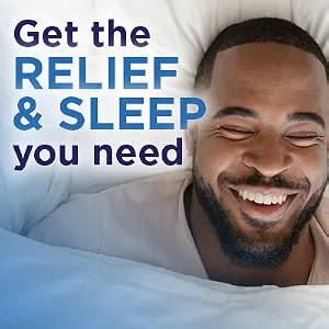 Amazon Basic Care Ibuprofen - 20 Coated Tablets - 200 mg. - get the relief and sleep you need