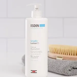 ISDIN Body Lotion Uradin10 Intense Hydration Fast Absorbing Dermatologically Tested - 13.5 Oz. - Uradin body