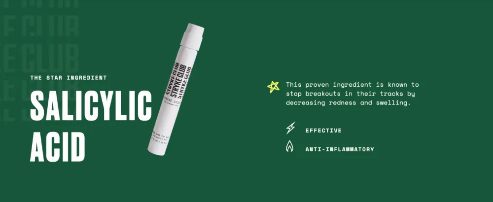 Stryke Club Stryke Stick, Fast Acting Acne Fighting Spot Treatment for Teens, Dermatologist Approved, 0.5 Fl Oz - stryke stick