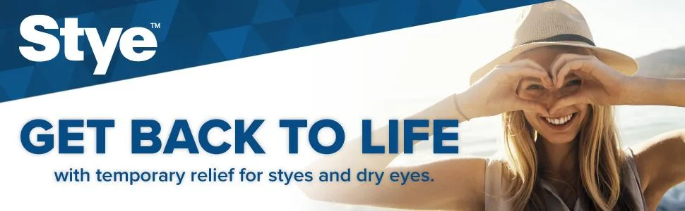 Stye Eye Therapy Reusable Warming Compress, Relief for Styes and Dry Eyes, Reusable Therapy Warming Compress - Stye | Get back to life with temporary relief for styes and dry eyes.
