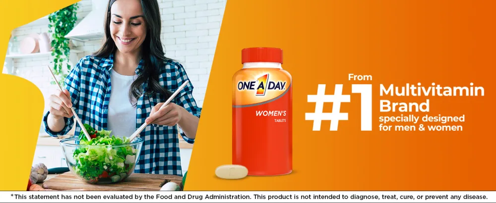 ONE A DAY Womens Complete Daily Multivitamin with Vitamin A, B , C, D, and E, Calcium and Magnesium, Immune Health Support, 200 Count New - From #1 Multivitamin Brand specially designed for men & women