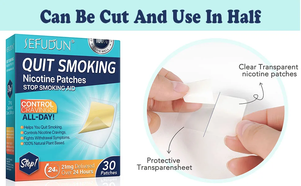 Stop Aid,Helping Quit Patch,Stop Patches,Step 1,30 Patches,21mg Delivered Over 24 Hours - Quit Patches Stop Patch Aid Easy and Effective Anti-Stickers30 Patches step1