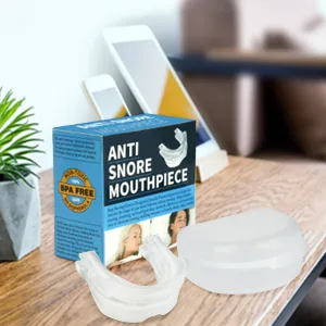 Anti Snoring Device,Helps Stop Snoring Anti Snoring Mouthpiece,Snoring Solution Anti-Snoring Mouth Guard Comfortable and Adjustable White - product information 5