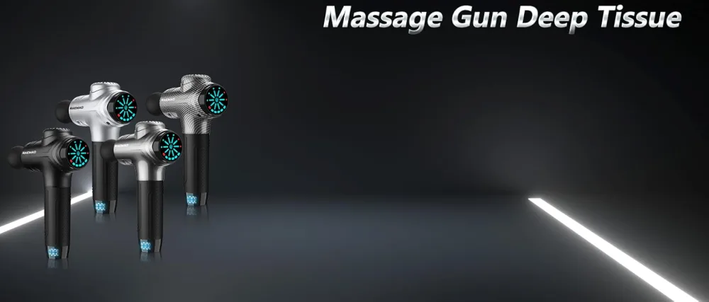 RAEMAO Massage Gun Deep Tissue, Electric Muscle Massager Percussion Massage Gun for Athletes, Handheld Deep Tissue Massager,Black - X6666
