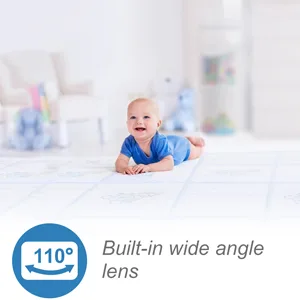 VTech RM5764-2HD 1080p Smart WiFi Remote Access 2 Camera BabyMonitor, 360 Pan & Tilt, 5" 720p HD Display, HD Night Vision, Soothing Sounds, 2-Way Talk, Temperature & Motion Detection, iOS & Android - RM5764-2HD - F1