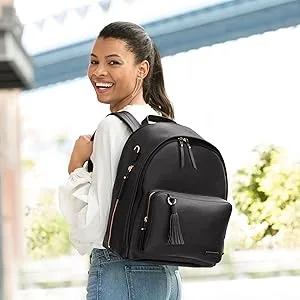 Skip Hop Diaper Bag Backpack, Greenwich Vari, Toffee Greenwich Toffee - product information 6