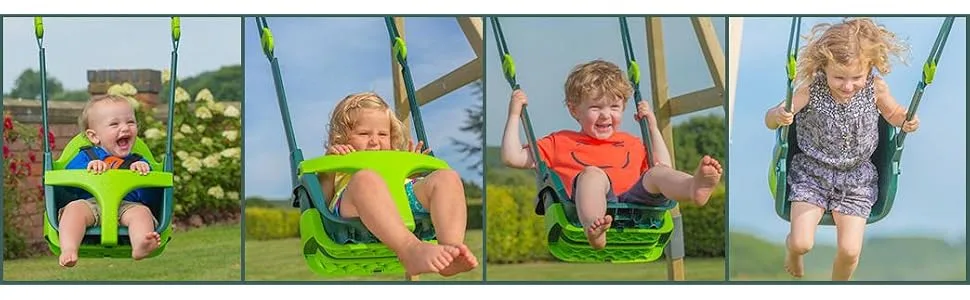 TP Quadpod Adjustable 4-in-1 Swing Seat - 6 Months to 8 Years - product information 1
