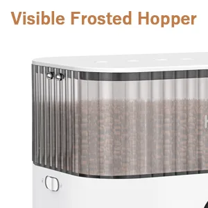 5L Automatic Cat Feeder, Auto Pet Feeder for Cats Dogs, Dry Food Dispenser, Smart Timed Feeder, Programmable Portion Control, 4 Meals per Day, 10s Voice Recorder for Small & Medium Pets - cat food dispenser