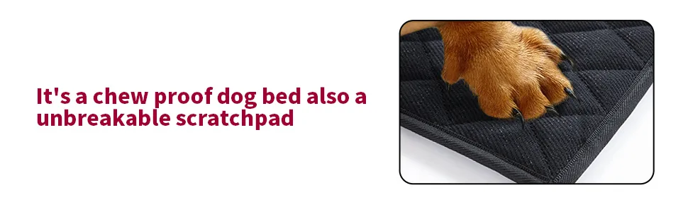 HOMBYS Chew Proof Dog Crate Pad 41 x 28 - product information 6