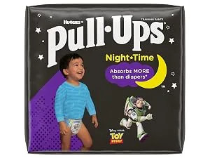 Pull-Ups Night-Time Boys' Training Pants, 3T-4T, 60 Ct 3T-4T (60 Count) - Pull-Ups Night Time Potty Training Pants for Boys