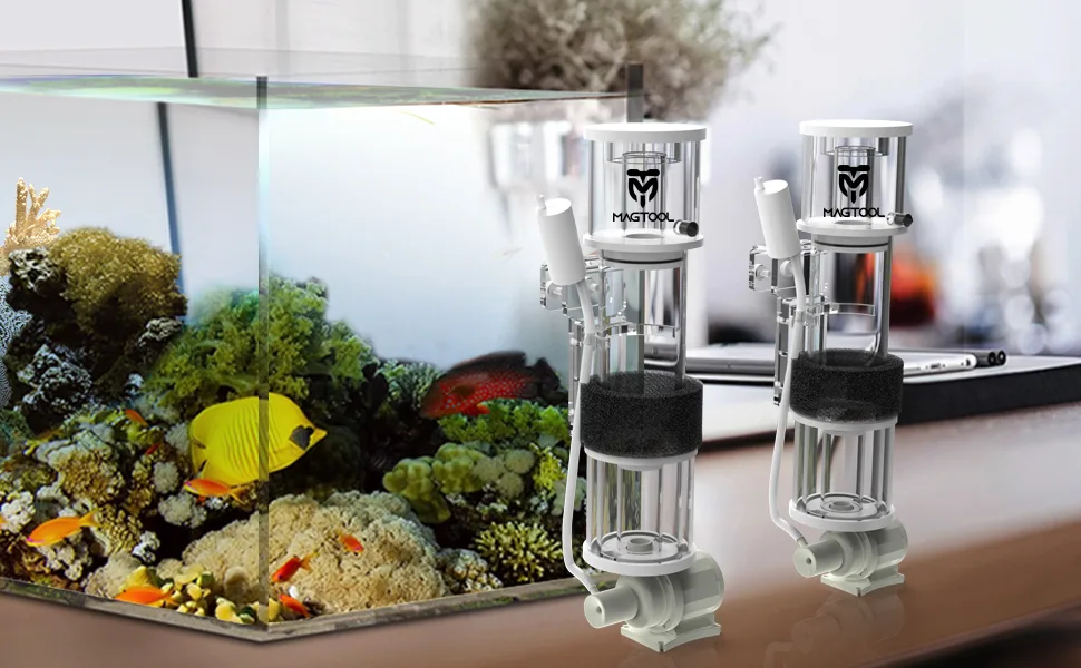 MagTool Nano AIO Tank Protein Skimmers for All in One Reef Tank up to 35-45Gallon DC-SQ70 - Skimmer