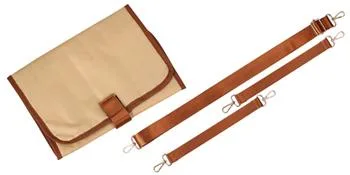 Beaulyn Leather Diaper Bag Backpack, 5-in-1 Travel Back Pack Tote with Changing Pad Large Capacity Brown - diaper bag