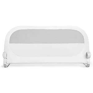 Munchkin Sleep Toddler Bed Rail, Fits Twin, Full and Queen Size Mattresses, Grey - bed rail