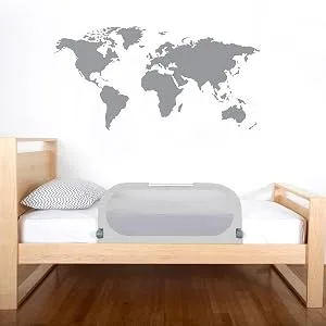 Munchkin Sleep Toddler Bed Rail, Fits Twin, Full and Queen Size Mattresses, Grey - bed rail