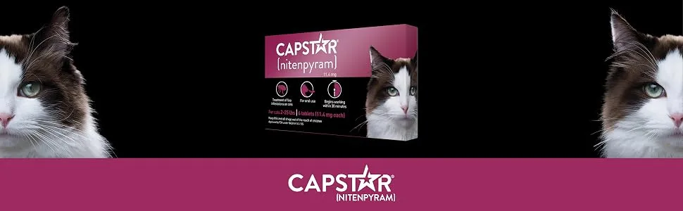 Capstar Flea Tablets for Cats 2-25 lbs. 12 CT - capstar cat flea and tick