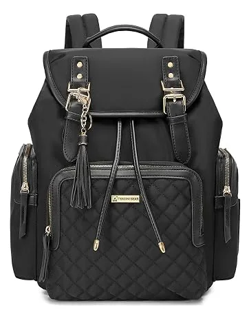 Diaper Bag Backpack,TERZINI BEAR Diaper Bags for Baby Boy Girl with USB Charging Port,Changing mat,Stroller Hooks (Black) - diaper bag
