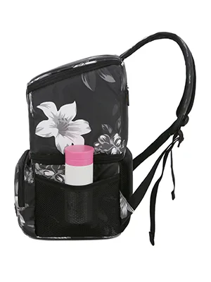 V-COOOL Breast Pump Backpack Diaper Backpack Lunch Bag Ice Bag Bottle Storage Bag Breast Milk Preservation Package Flower - Breast pump bag with cooler