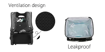 V-COOOL Breast Pump Backpack Diaper Backpack Lunch Bag Ice Bag Bottle Storage Bag Breast Milk Preservation Package Flower - bt=reast pump bag