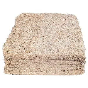 MagJo Pet Excelsior Aspen Shaving Nesting Liners (12 Pack) - 6 pack mats, 6 pack liners