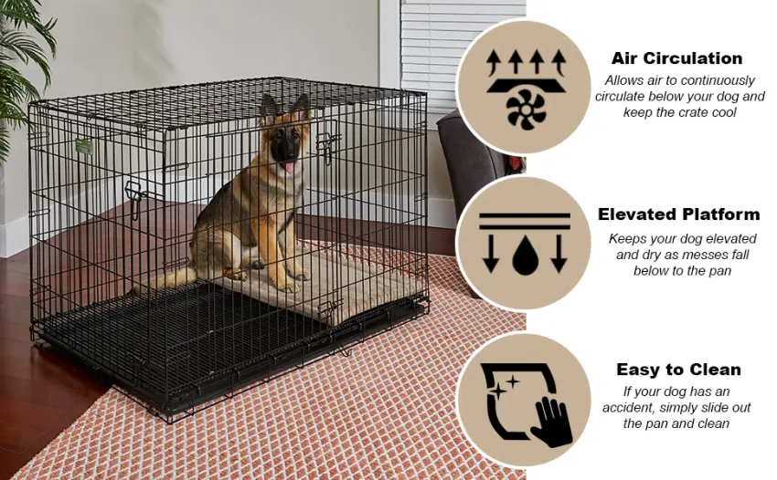 Midwest Dog Crate Floor Grid 36" x 23" - feature