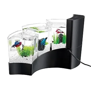Aqueon Betta Falls Aquarium 3 Section Fish Tank With QuietFlow Filter Aqueon Betta Falls Kit - product information 6