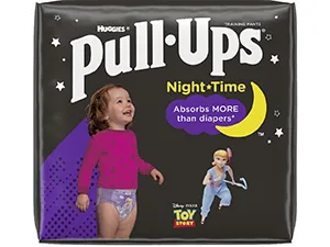 Pull-Ups New Leaf Girls' Disney Frozen Potty Training Pants Training Underwear, 2T-3T, 76 Ct 2T-3T (Pack of 76) - pull ups night time