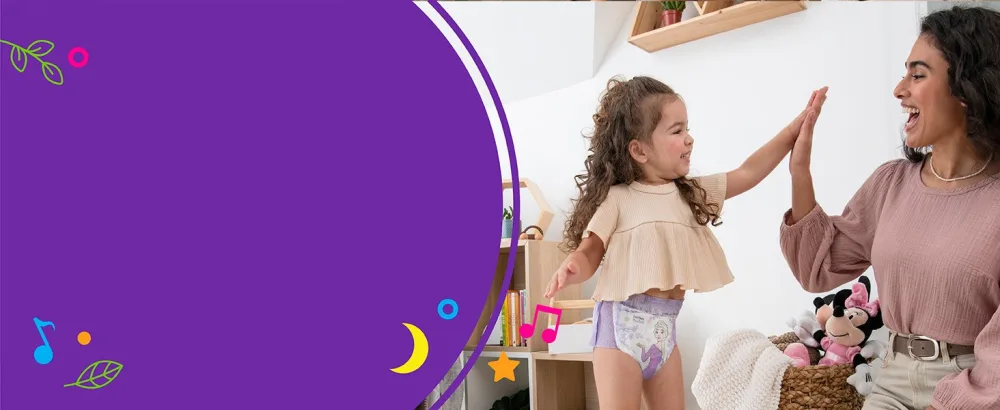 Pull-Ups New Leaf Girls' Disney Frozen Potty Training Pants Training Underwear, 2T-3T, 76 Ct 2T-3T (Pack of 76) - refastenable sides