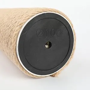 FUKUMARU Cat Scratching Post Wall Mounted, 36 Inch Tall Cat Scratch Post for Large Cats, Rubber Wood Cat Scratcher Posts for Kittens Cat Scratching Post #77 - product information 4