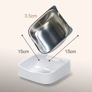 DOEL Automatic Cat Feeder Timed and Quantitative Feeding with Stainless Steel Bowl APP Remote Control with Dual Power Dry Food Pet Feeder 4L - product information 8