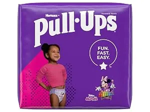 Pull-Ups Night-Time Girls' Training Pants, 3T-4T, 60 Ct 3T-4T (60 Count) - Pull-Ups Learning Designs Potty Training Pants for Girls