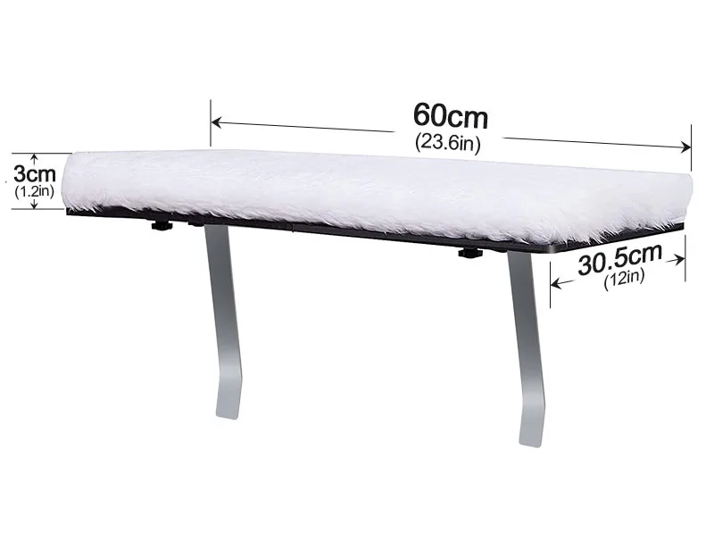 Kphico Cat Window Perch,Cat Hammock Window Seat for Large Indoor Cats &Kittens,Cat Window Shelf,Space Saving Window Mounted Cat Bed,Providing All-Around Sunbath A-White-Cat Window Perch - perch