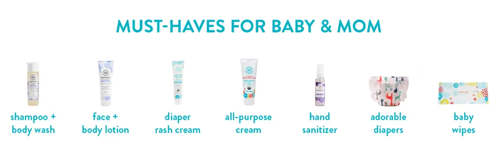 The Honest Company Baby Arrival Gift Set, Fresh + Clear + Lavender - Honest Co.