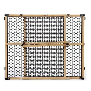 Safety 1st Eco-Friendly Nature Next Bamboo Gate, Bamboo and Black, Fits Spaces between 28" and 42" Wide - product information 1