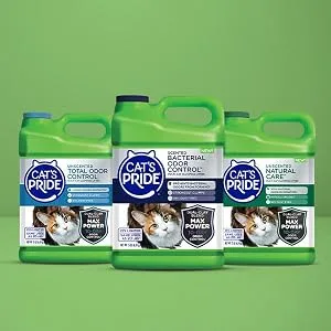 Cat's Pride Max Power Clumping Multi-Cat Litter 15 Pounds Total Odor Control Unscented - Unscented Total Odor Control Scented Bacterial Odor Control Unscented Natural Care