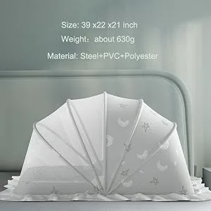 Baby Mosquito Net Bed Tent Portable Folding Crib Cover Breathable Newborn Foldable Cots Bottomless Crib Net Sun Shelter - product information 5