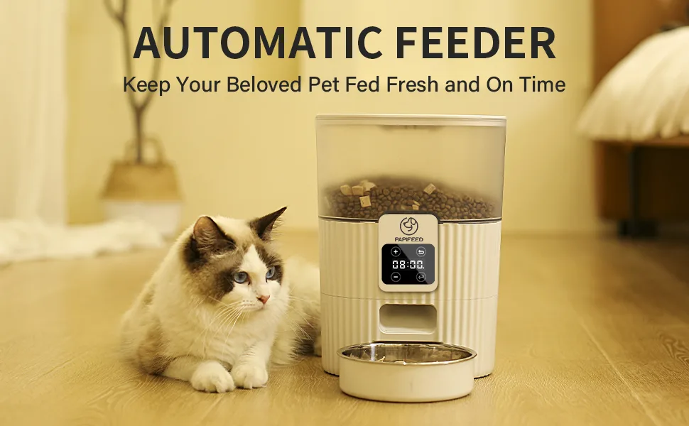 PAPIFEED Automatic Cat Feeder Cactus - automatic feeder