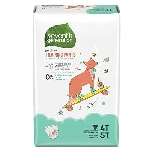 Seventh Generation Baby & Toddler Training Pants, XLarge Size 4T-5T, 17 Count (Pack of 4) - product information 1