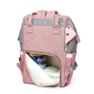 Diaper Bag Backpack, Multifunction Waterproof Travel Back Pack Maternity Baby Nappy Changing Bags Pink Pink #1 - product information 4